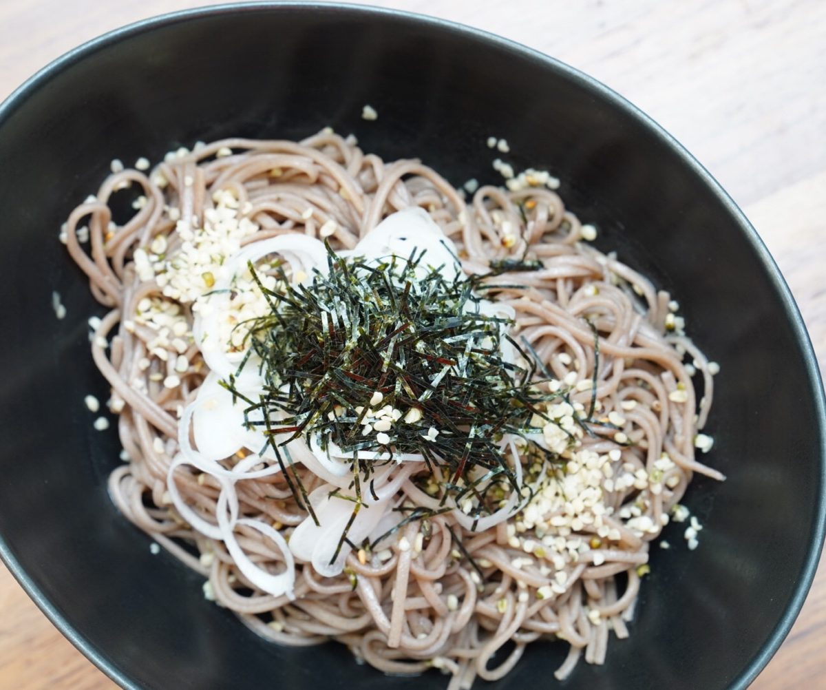 #ヘンプフーズレシピ ヘンプ混ぜ十割蕎麦